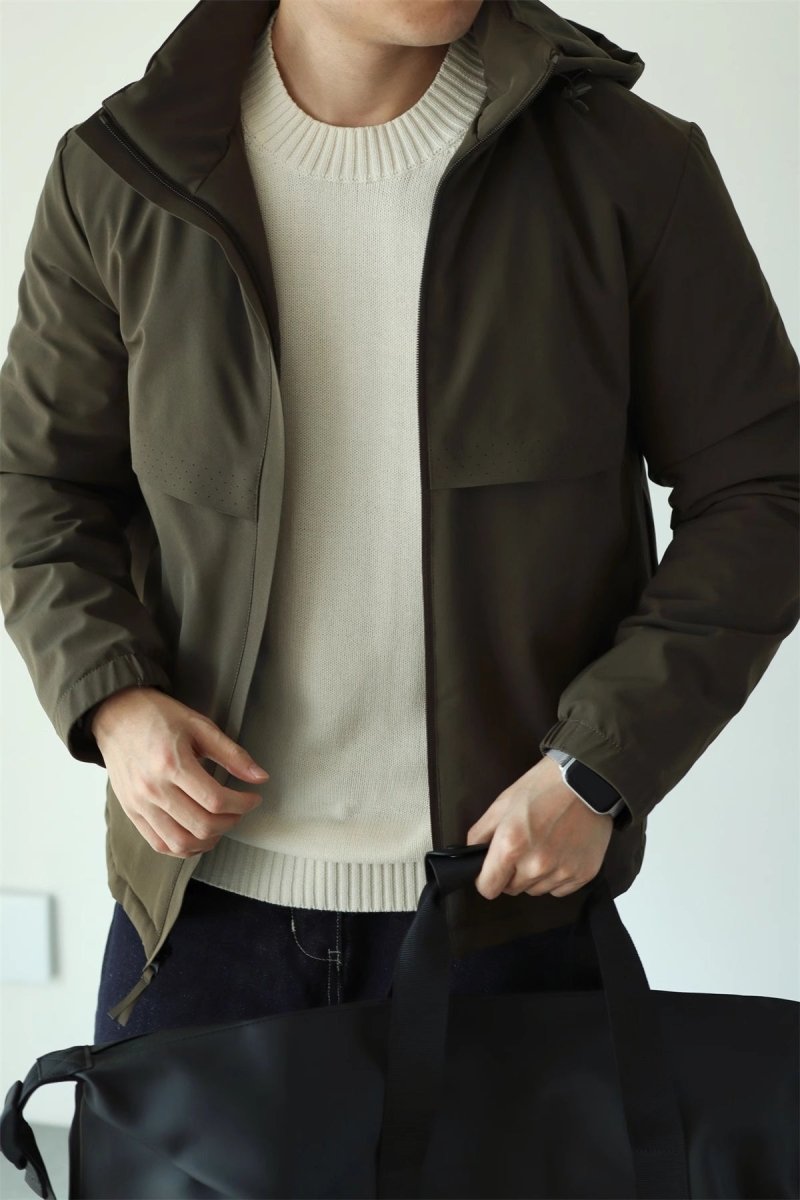Windproof Tear - Resistant Outdoor Cotton Jacket - AmiraMart