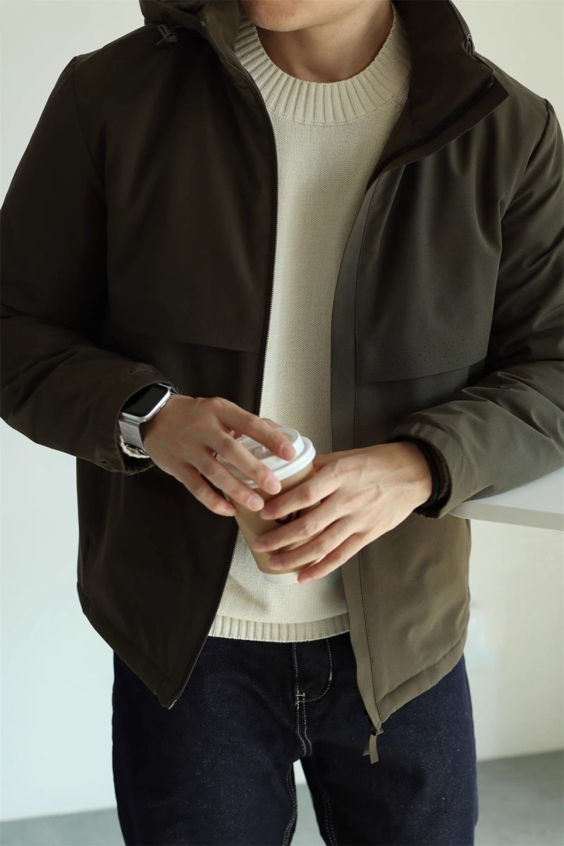 Windproof Tear - Resistant Outdoor Cotton Jacket - AmiraMart
