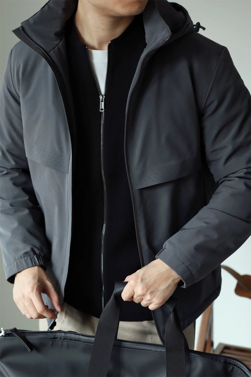 Windproof Tear - Resistant Outdoor Cotton Jacket - AmiraMart