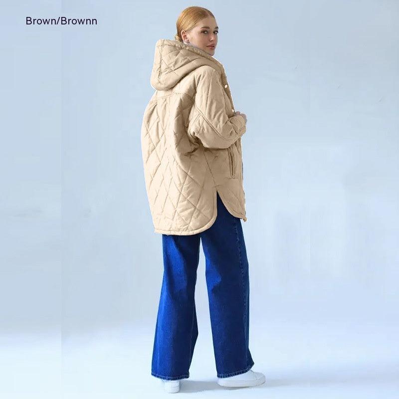 Windproof Thermal Cotton - padded Coat - AmiraMart