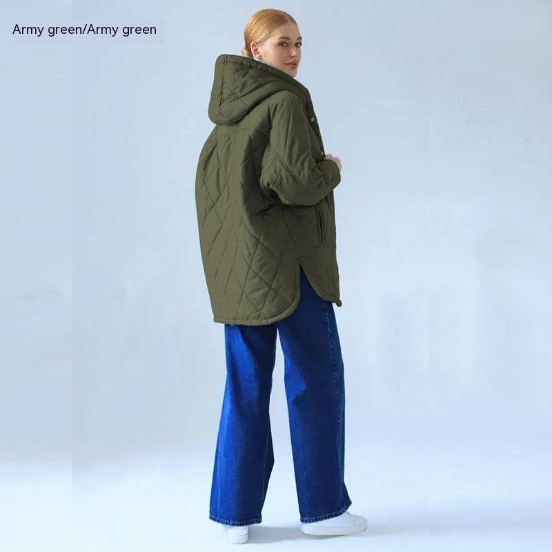 Windproof Thermal Cotton - padded Coat - AmiraMart