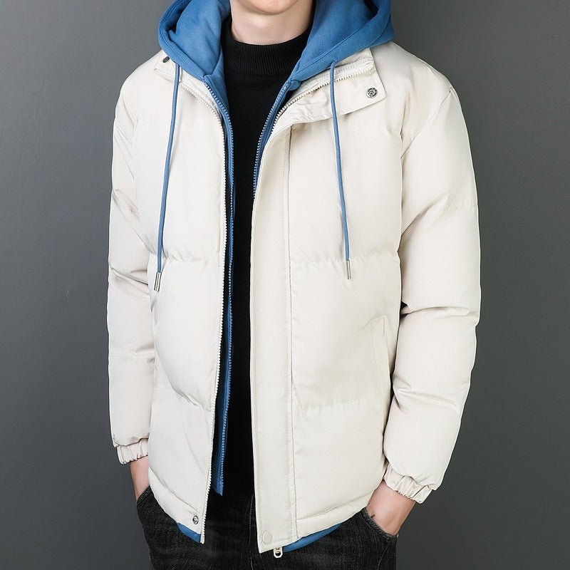 Windproof Warm Hooded Cotton Jacket - AmiraMart
