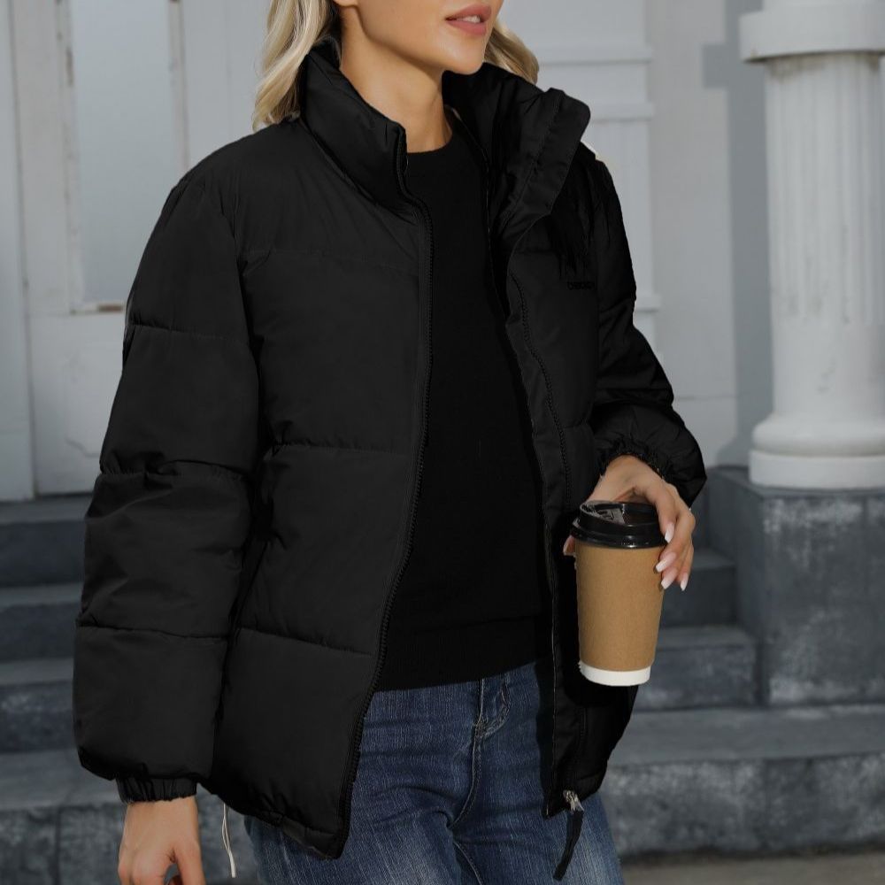 Women Casual Windproof Down Cotton Coat - AmiraMart