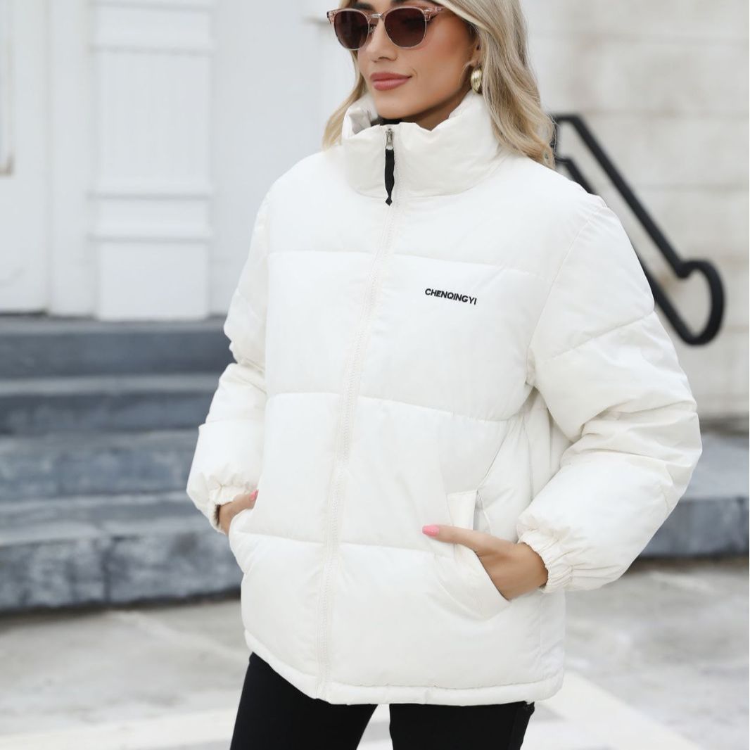 Women Casual Windproof Down Cotton Coat - AmiraMart