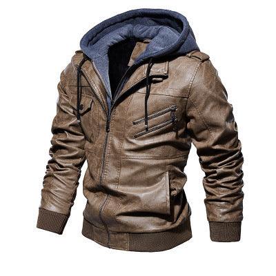 Winter Fashion Motorcycle Leather Jacket - AmiraMart