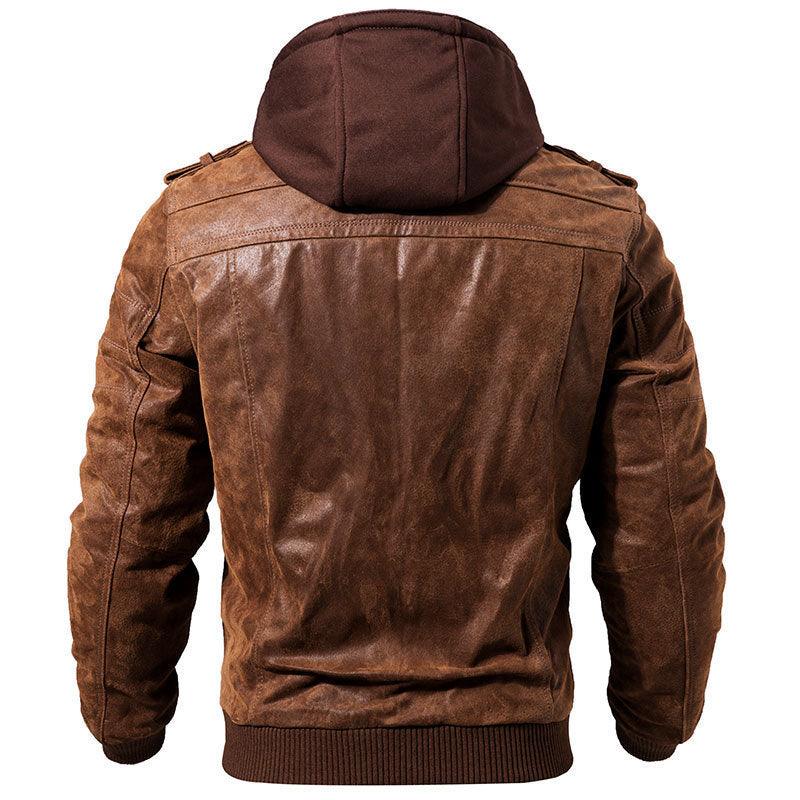 Winter Fashion Motorcycle Leather Jacket - AmiraMart