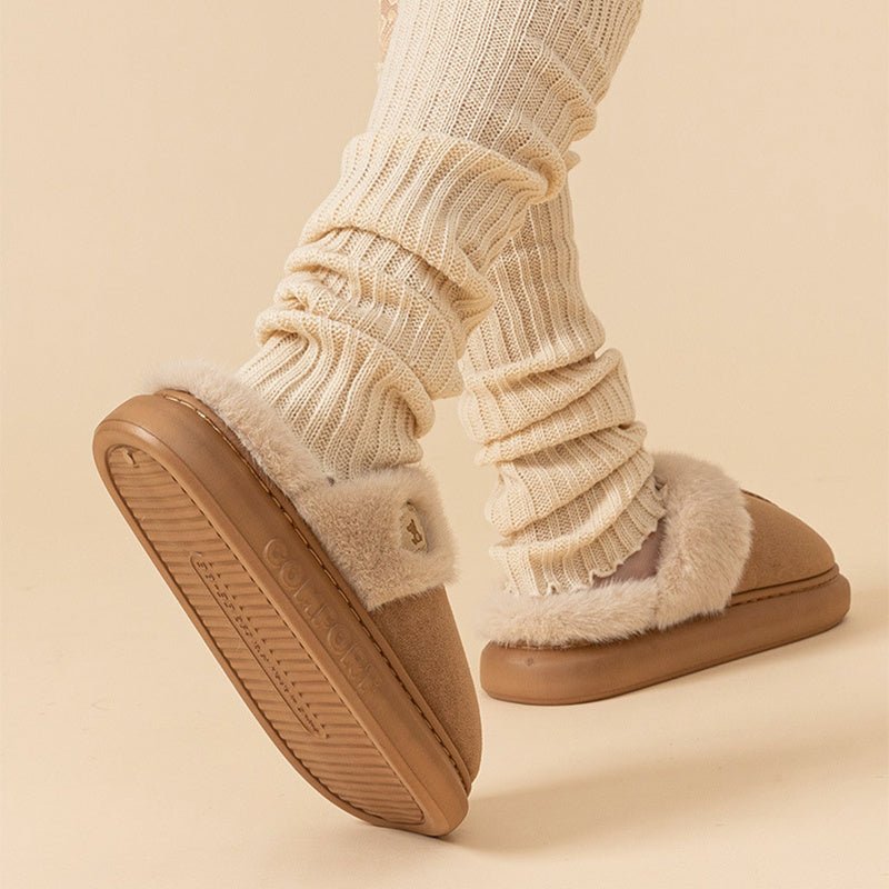 Winter Plush Slippers – Warm Fleece Indoor Shoes - AmiraMart