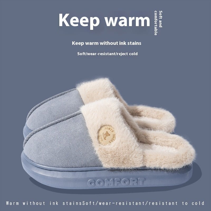 Winter Plush Slippers – Warm Fleece Indoor Shoes - AmiraMart