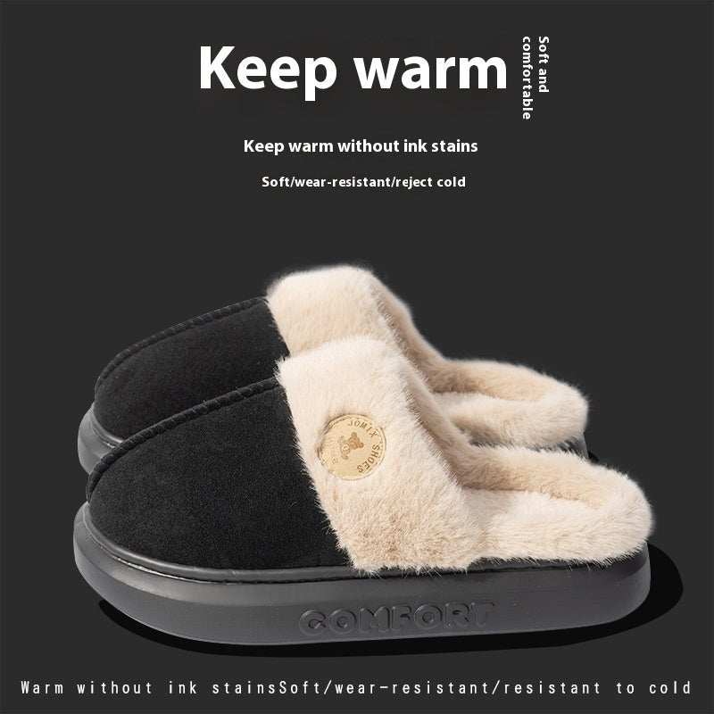 Winter Plush Slippers – Warm Fleece Indoor Shoes - AmiraMart