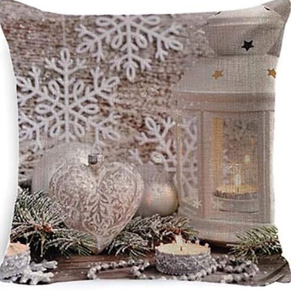 Winter Series Throw Pillow Cover Linen - AmiraMart