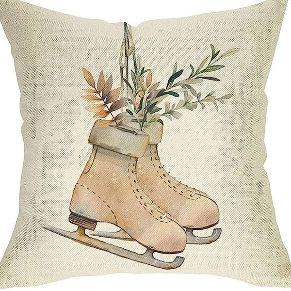 Winter Series Throw Pillow Cover Linen - AmiraMart