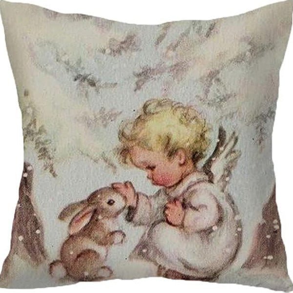 Winter Series Throw Pillow Cover Linen - AmiraMart