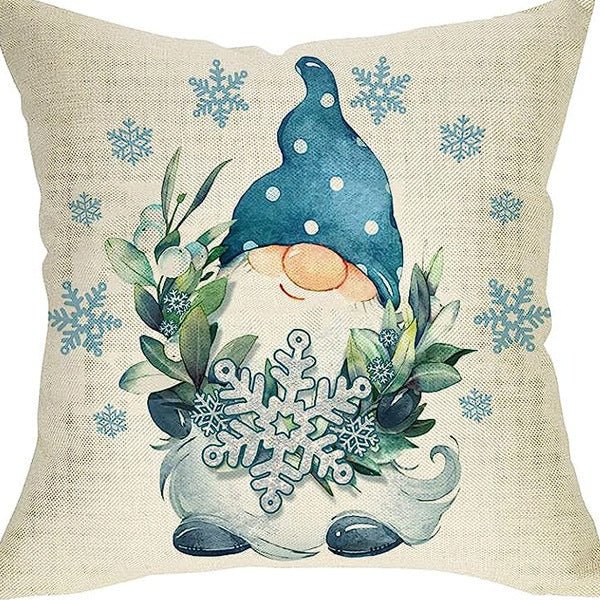 Winter Series Throw Pillow Cover Linen - AmiraMart