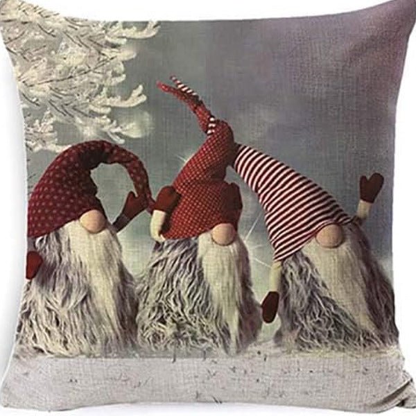Winter Series Throw Pillow Cover Linen - AmiraMart