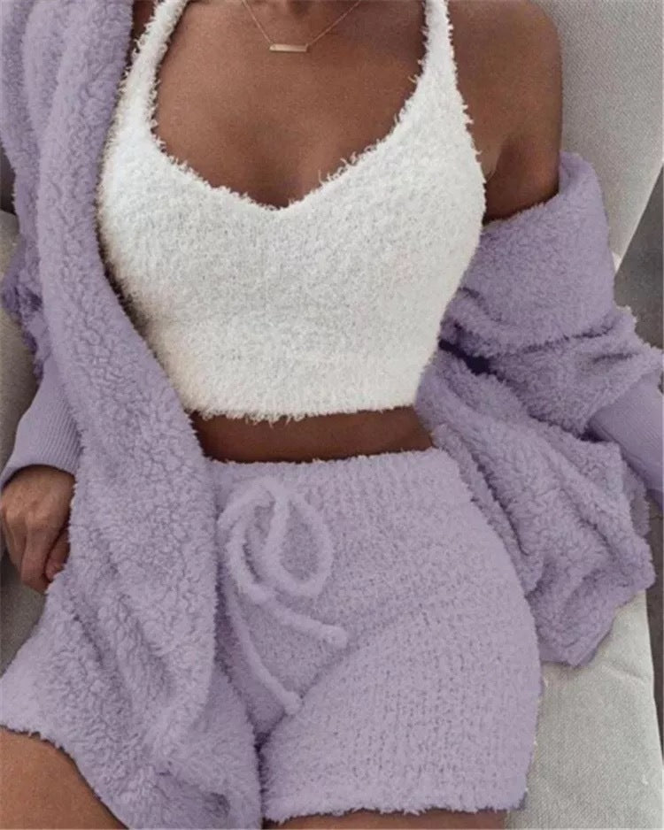 Winter Sexy Women Home Wear Suit - AmiraMart