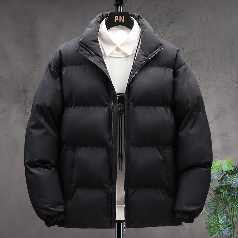 Winter Stand - collar Cotton Coat - AmiraMart
