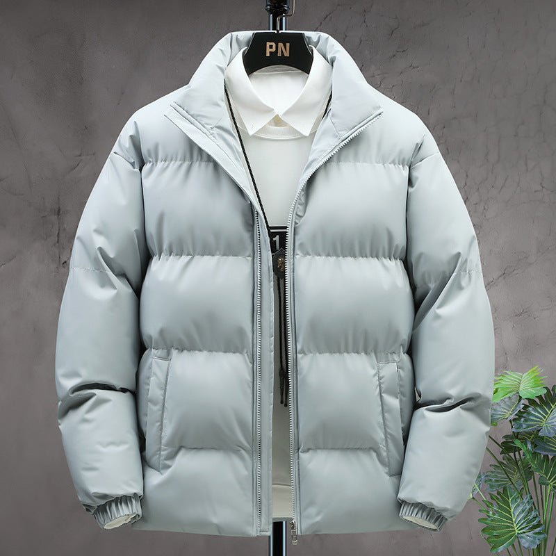 Winter Stand - collar Cotton Coat - AmiraMart