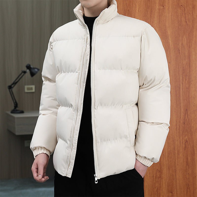 Winter Stand - collar Cotton Coat - AmiraMart