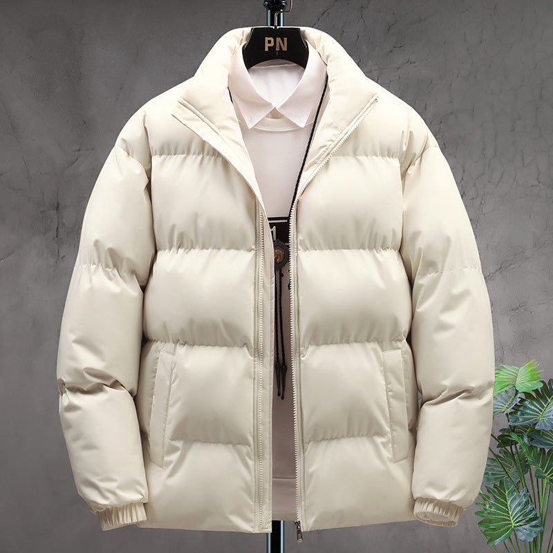 Winter Stand - collar Cotton Coat - AmiraMart