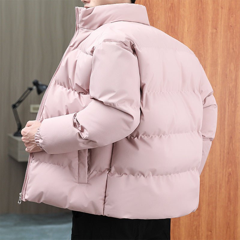 Winter Stand - collar Cotton Coat - AmiraMart