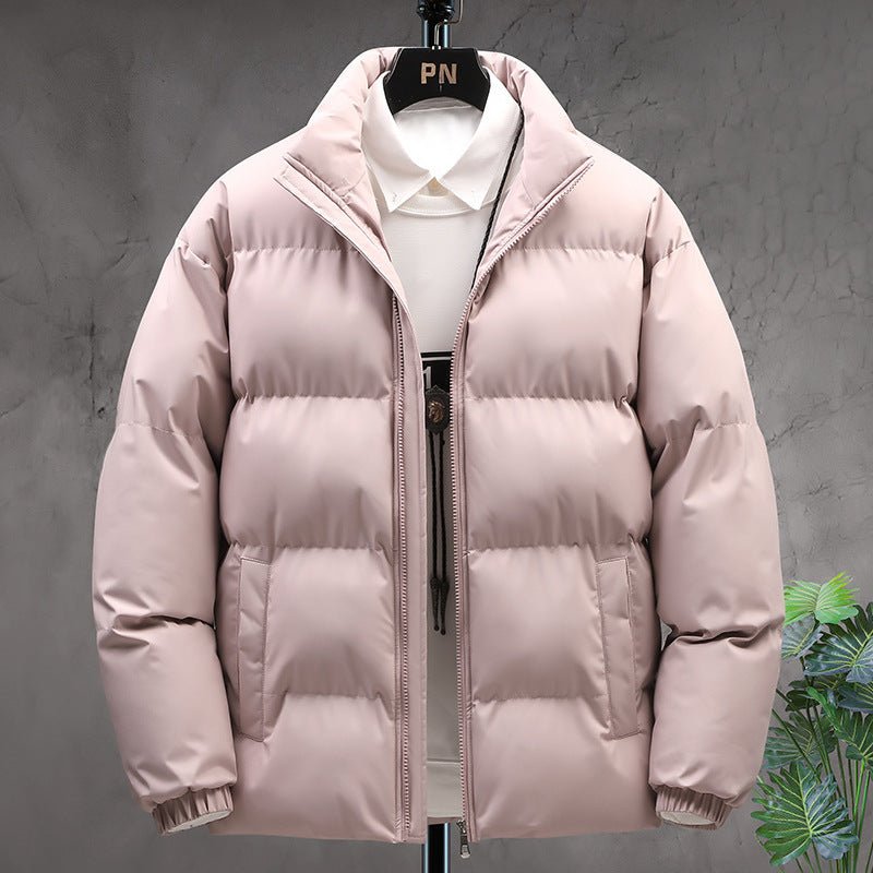 Winter Stand - collar Cotton Coat - AmiraMart