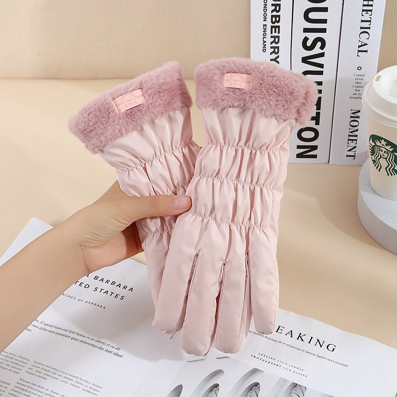 Winter Women's Touch Screen Fleece - lined Thickened Warm Gloves - AmiraMart