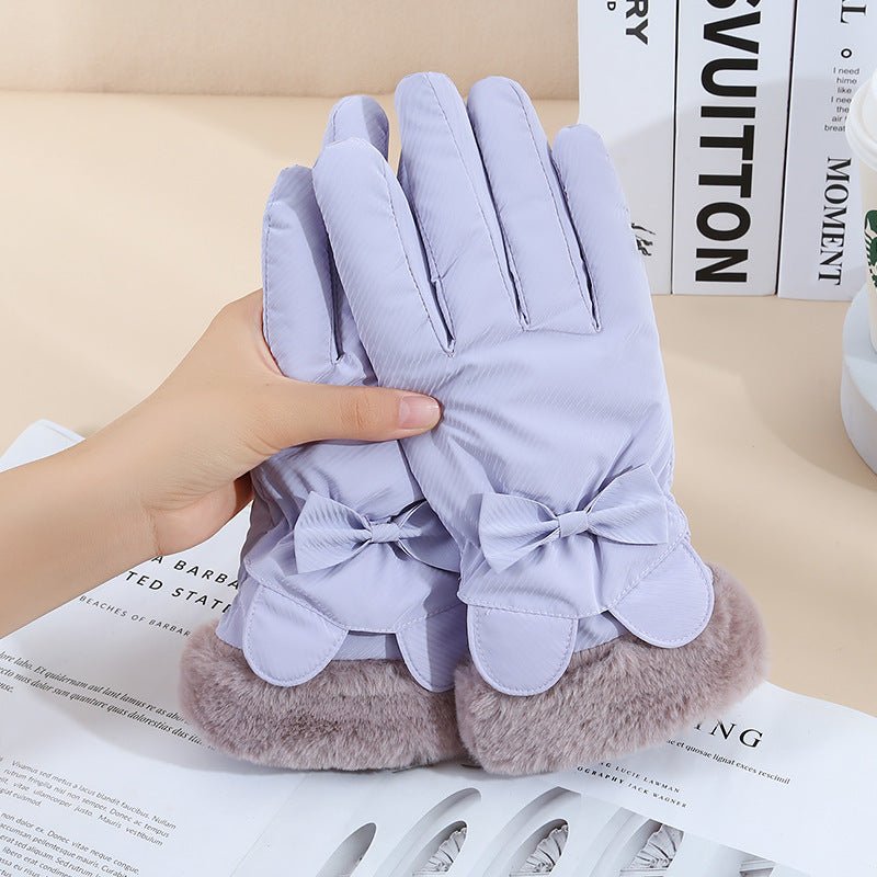 Winter Women's Touch Screen Fleece - lined Thickened Warm Gloves - AmiraMart