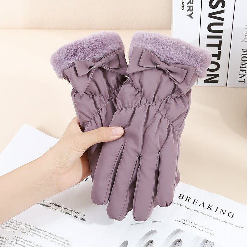 Winter Women's Touch Screen Fleece - lined Thickened Warm Gloves - AmiraMart