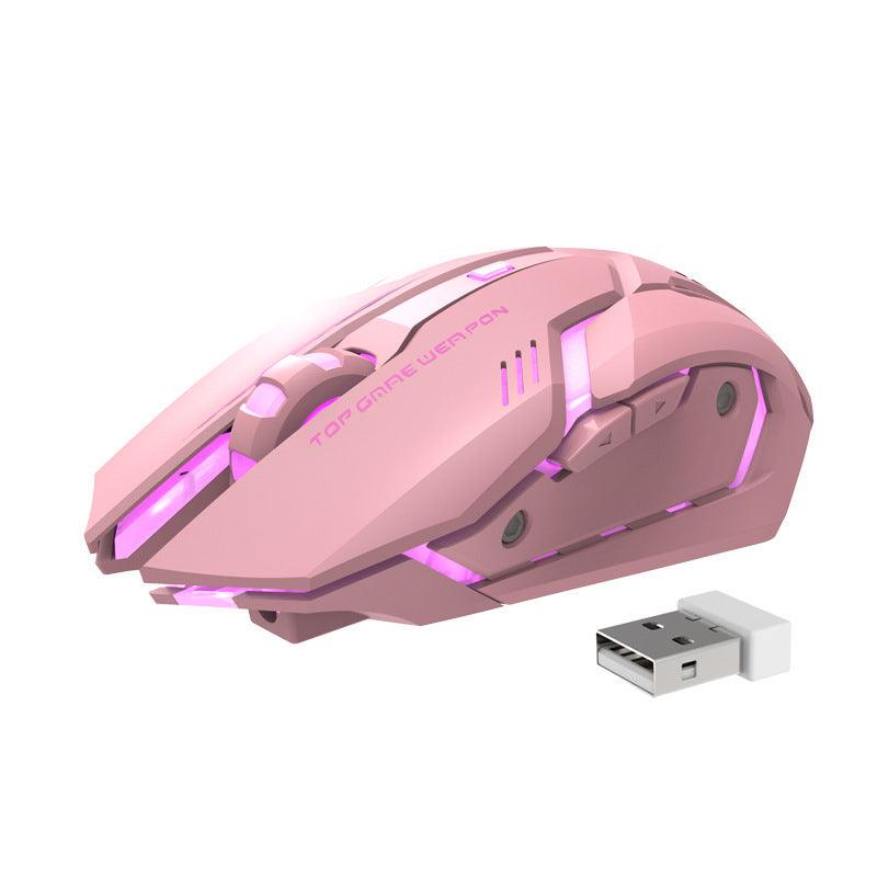 Wireless Charging Silent Gaming Mouse Machinery - AmiraMart