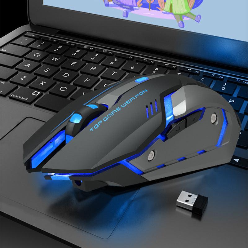 Wireless Charging Silent Gaming Mouse Machinery - AmiraMart