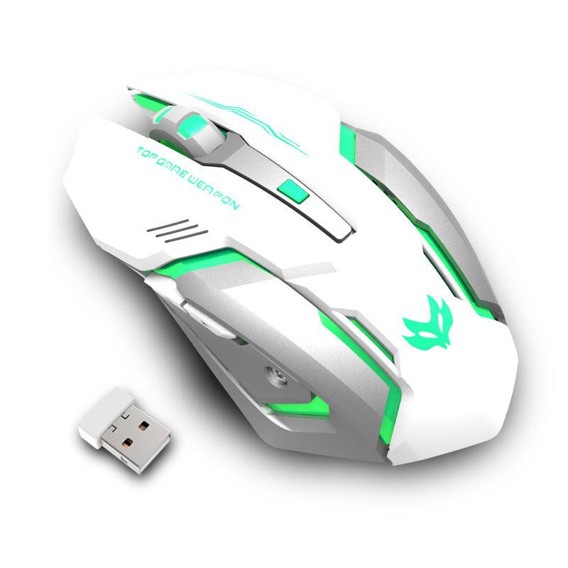 Wireless Charging Silent Gaming Mouse Machinery - AmiraMart