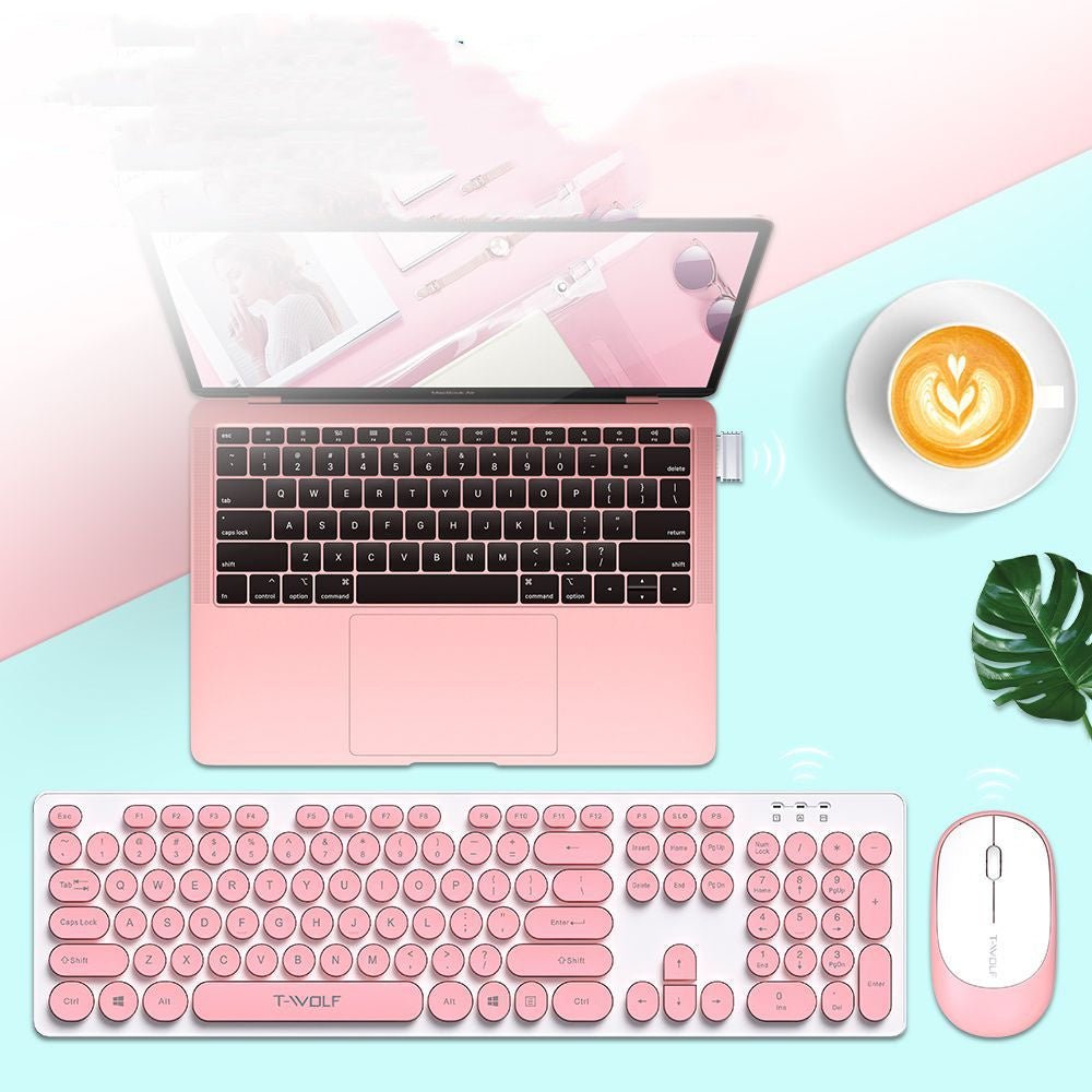 Wireless Set Keyboard And Mouse - AmiraMart