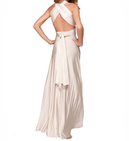 Women Bandage Convertible Boho Maxi Dress - AmiraMart