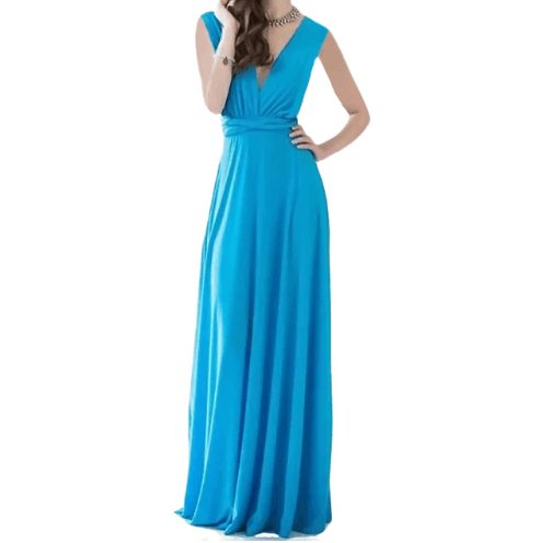 Women Bandage Convertible Boho Maxi Dress - AmiraMart