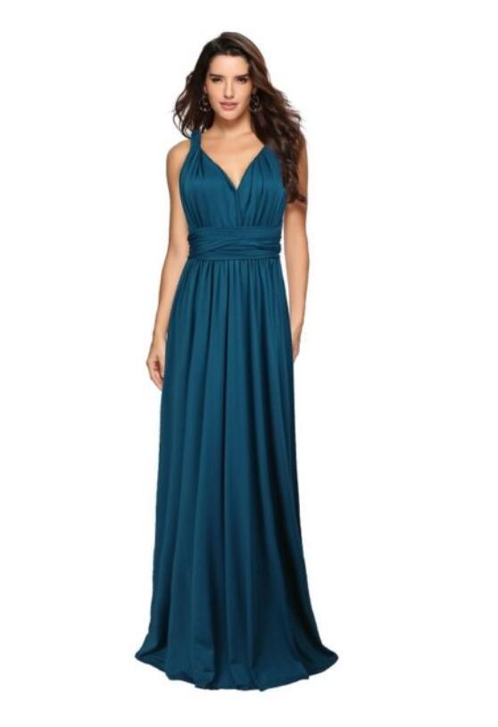 Women Bandage Convertible Boho Maxi Dress - AmiraMart