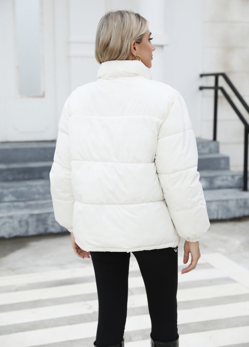 Women Casual Windproof Down Cotton Coat - AmiraMart