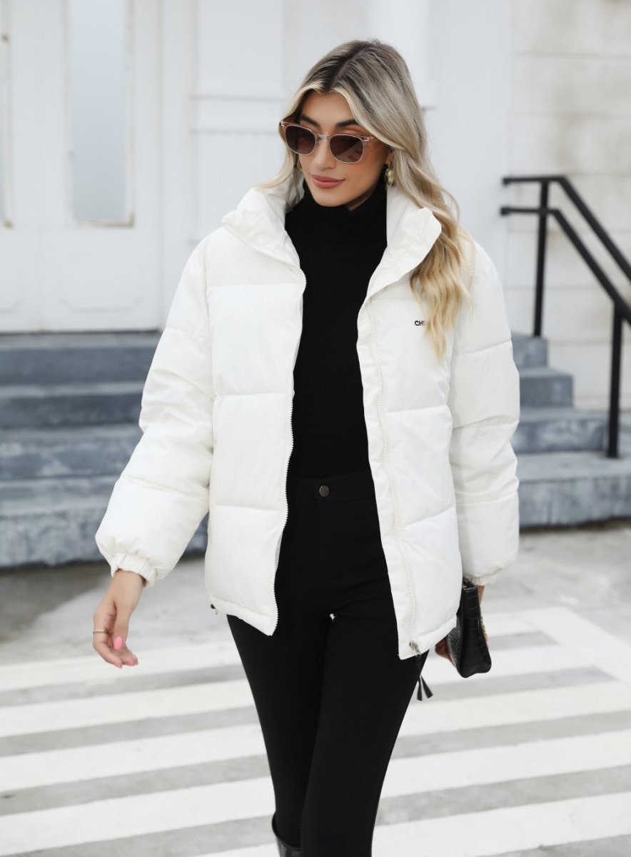 Women Casual Windproof Down Cotton Coat - AmiraMart