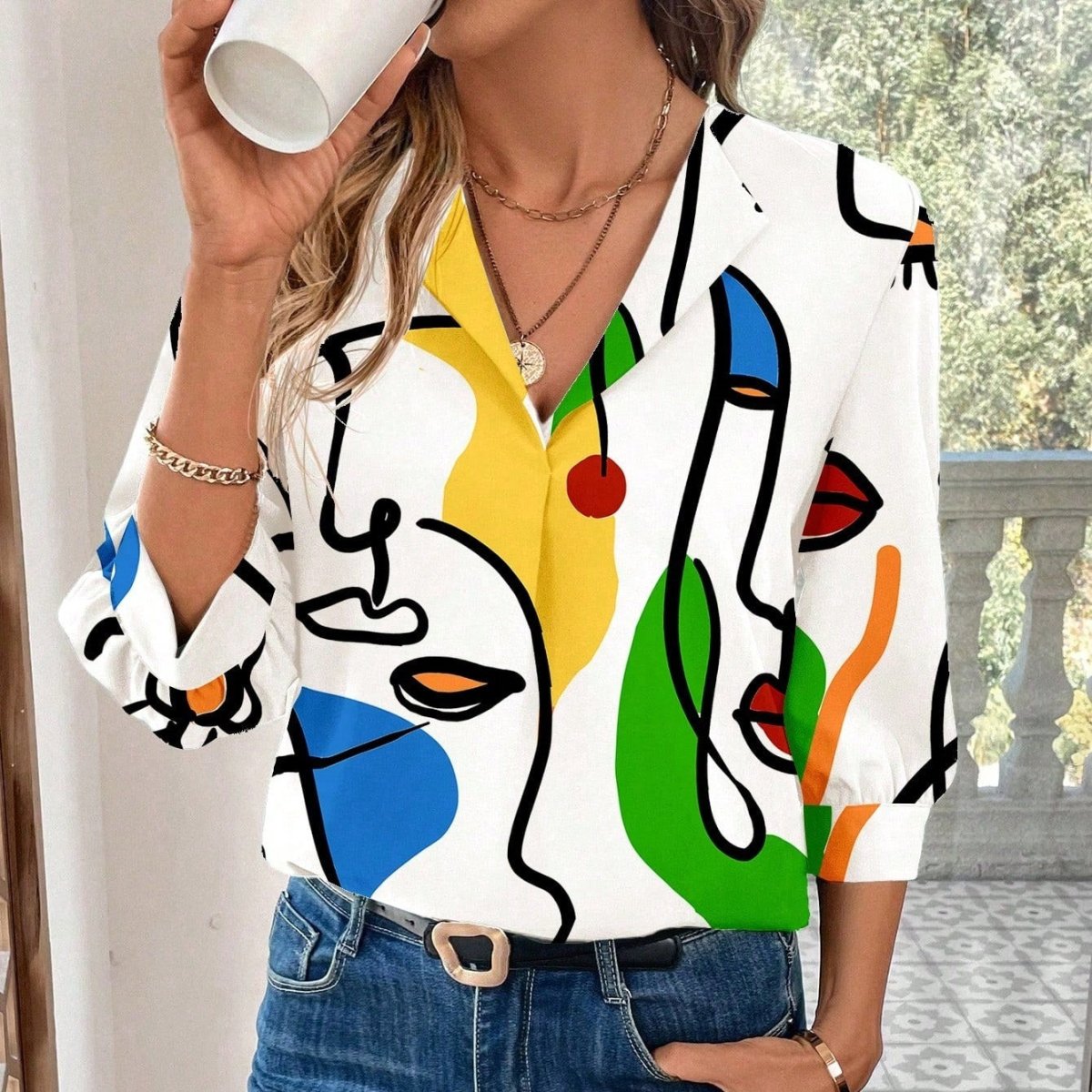 Women Clothes Women's Casual Office Blouse - AmiraMart