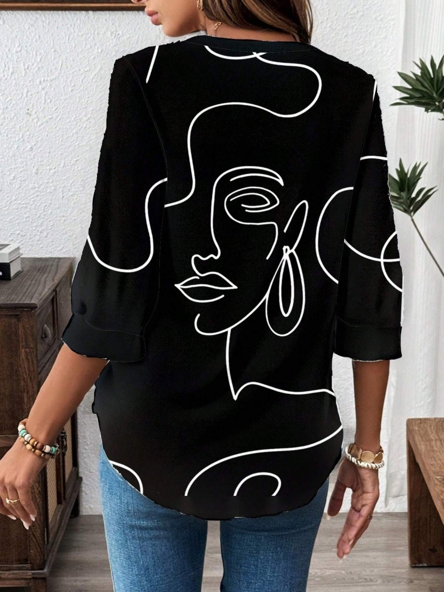 Women Clothes Women's Casual Office Blouse - AmiraMart