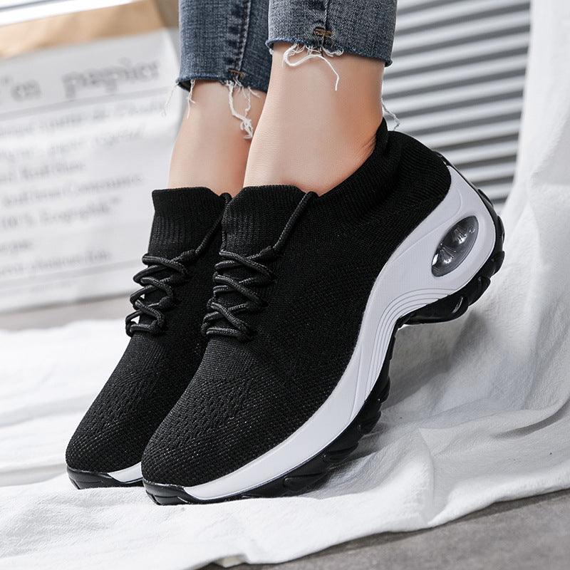 Women flying knit socks shoes - AmiraMart