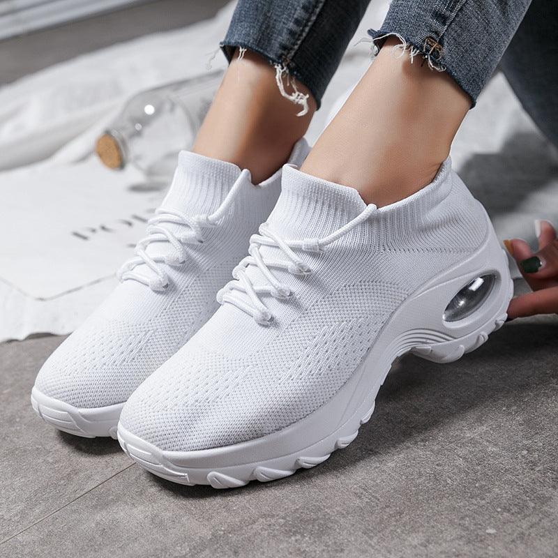 Women flying knit socks shoes - AmiraMart