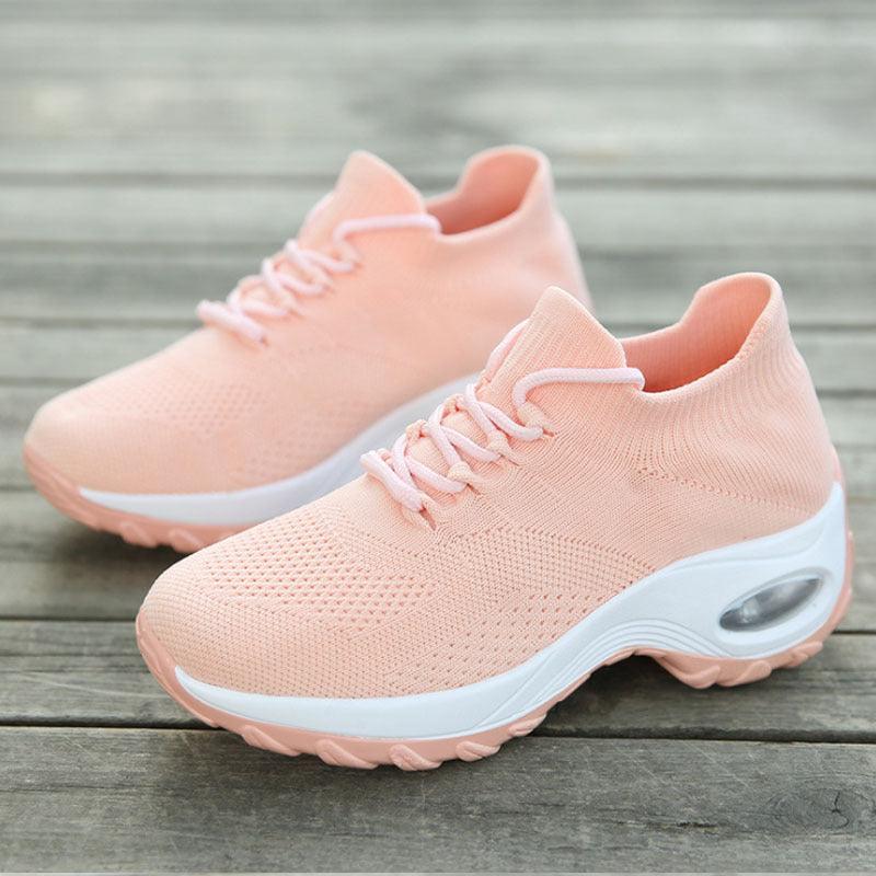 Women flying knit socks shoes - AmiraMart