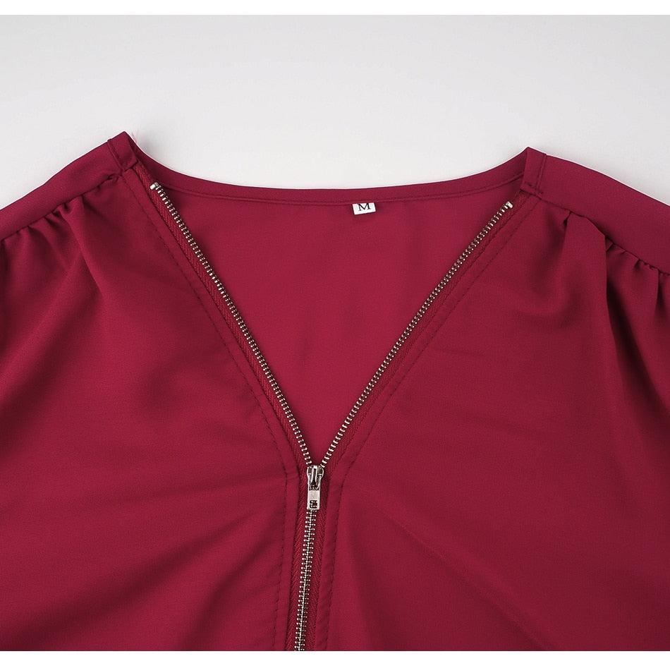 Women Short Sleeve Loose Tops - AmiraMart