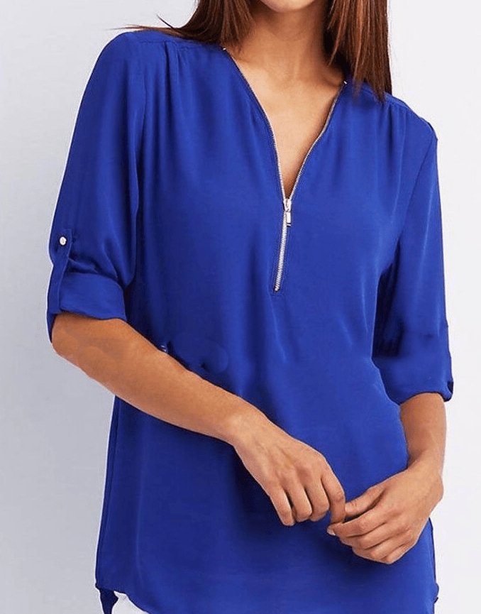 Women Short Sleeve Loose Tops - AmiraMart