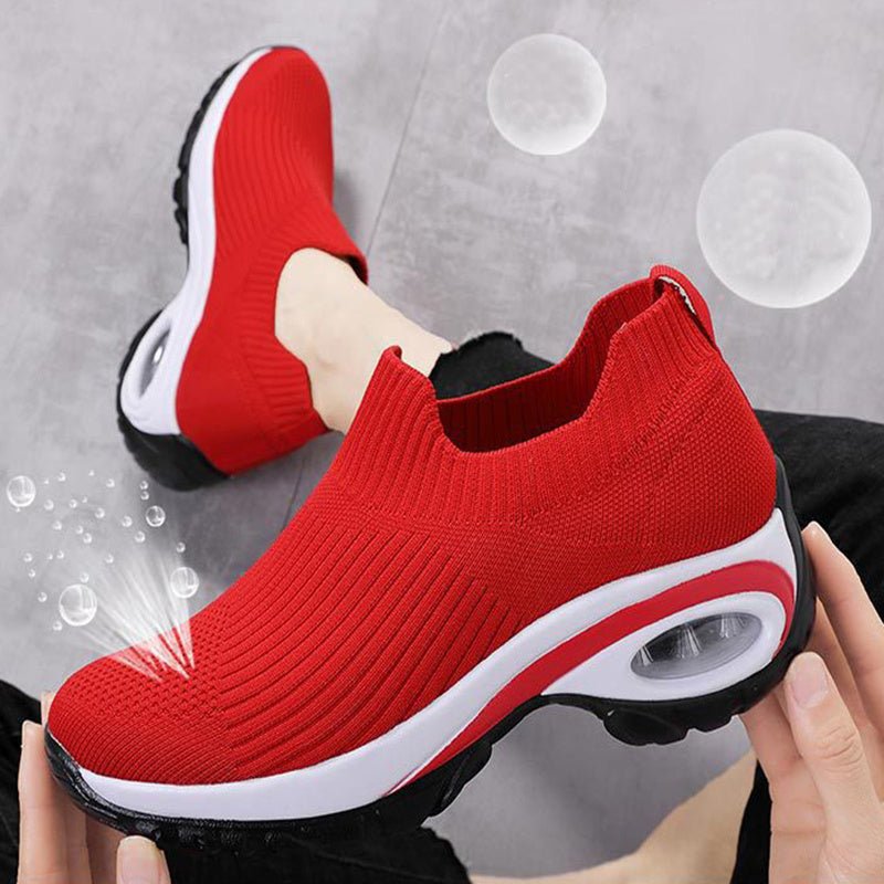 Women’s Air Cushion Sneakers – Breathable Running Shoes - AmiraMart