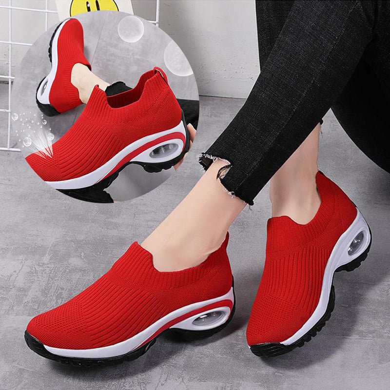 Women’s Air Cushion Sneakers – Breathable Running Shoes - AmiraMart