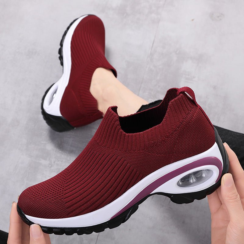Women’s Air Cushion Sneakers – Breathable Running Shoes - AmiraMart
