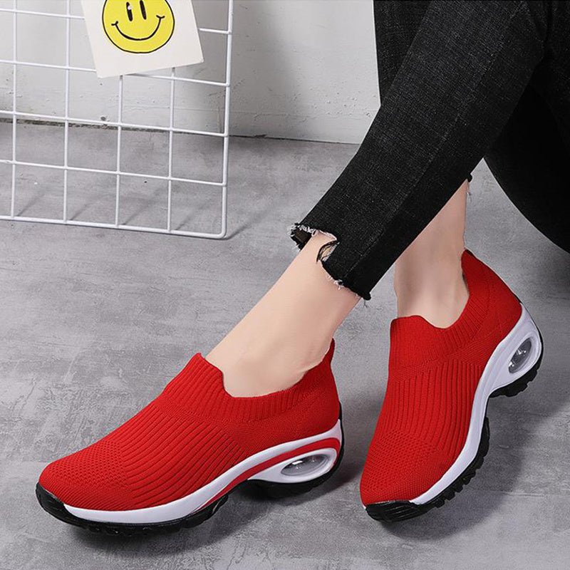 Women’s Air Cushion Sneakers – Breathable Running Shoes - AmiraMart