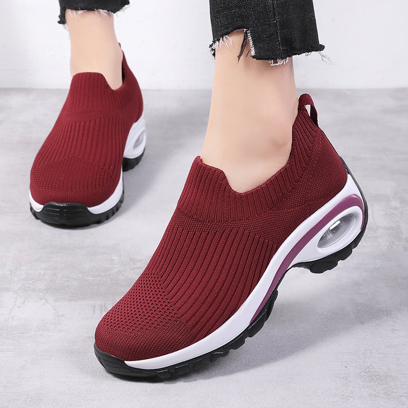 Women’s Air Cushion Sneakers – Breathable Running Shoes - AmiraMart