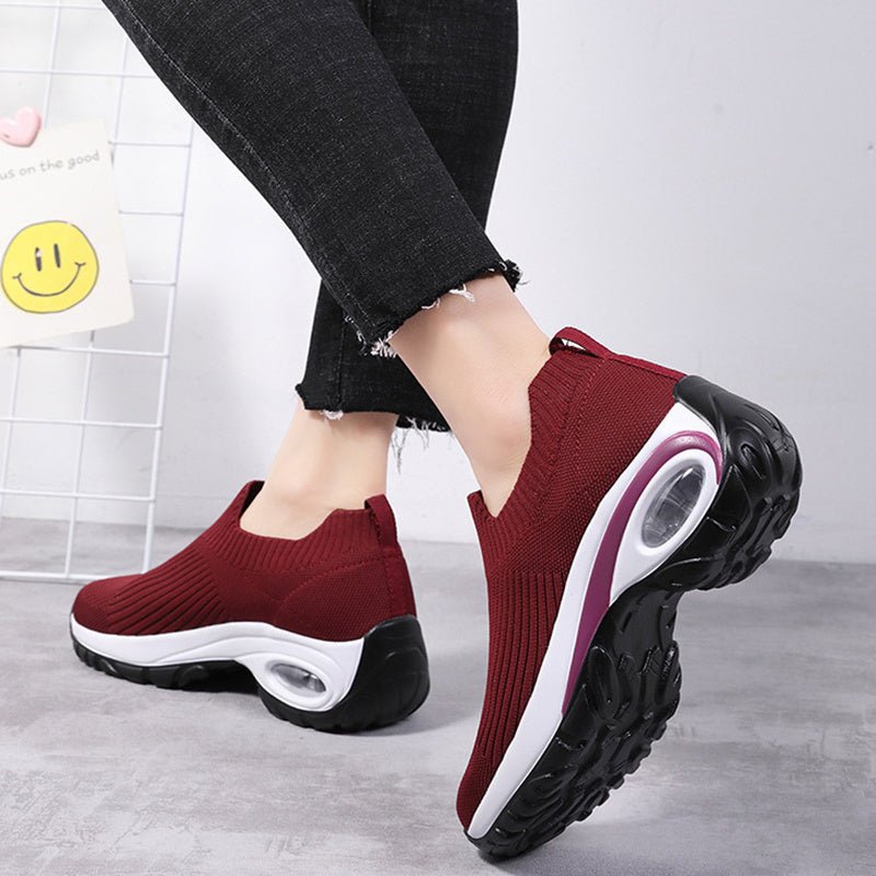 Women’s Air Cushion Sneakers – Breathable Running Shoes - AmiraMart